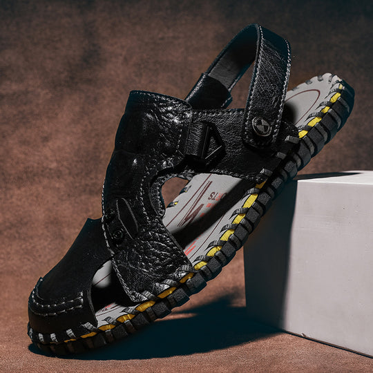 Herren Weiche und bequeme Freizeitsandalen mit verstellbarem Riemen EB