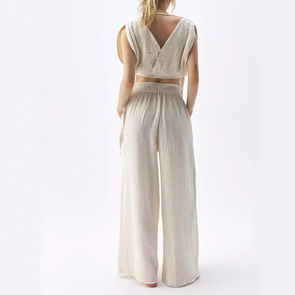Damen Lässiger Two-Piece Jumpsuit EB