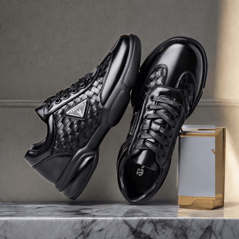 Damen Trendige und bequeme Sneakers mit geflochtenem Obermaterial EB