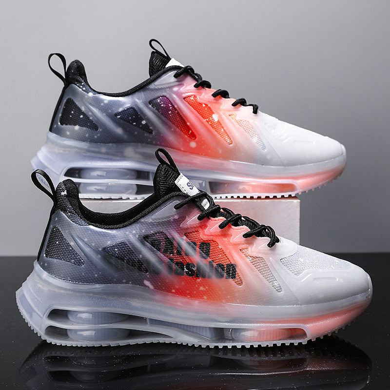 Damen sportliche Lauf-Sneaker mit luftiger Mesh-Oberfläche und stoßdämpfender Sohlentechnologie EB