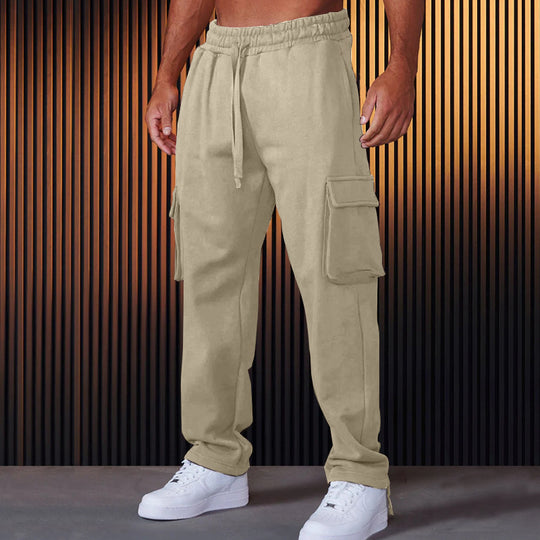 Herren Cargo-Jogginghose mit verstellbarem Bund und praktischen Seitentaschen EB