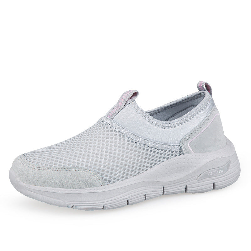 Damen Atmungsaktive Slip-On Sneakers mit ergonomischem Design EB
