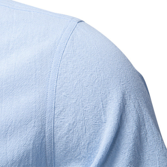 Herren Kurzarm Henley-Shirt mit praktischer Knopfleiste und modernem Design EB