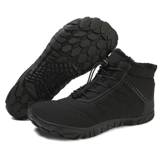 Damen Warme Outdoor-Stiefel mit rutschfester Sohle und praktischem Schnellschnürsystem EB