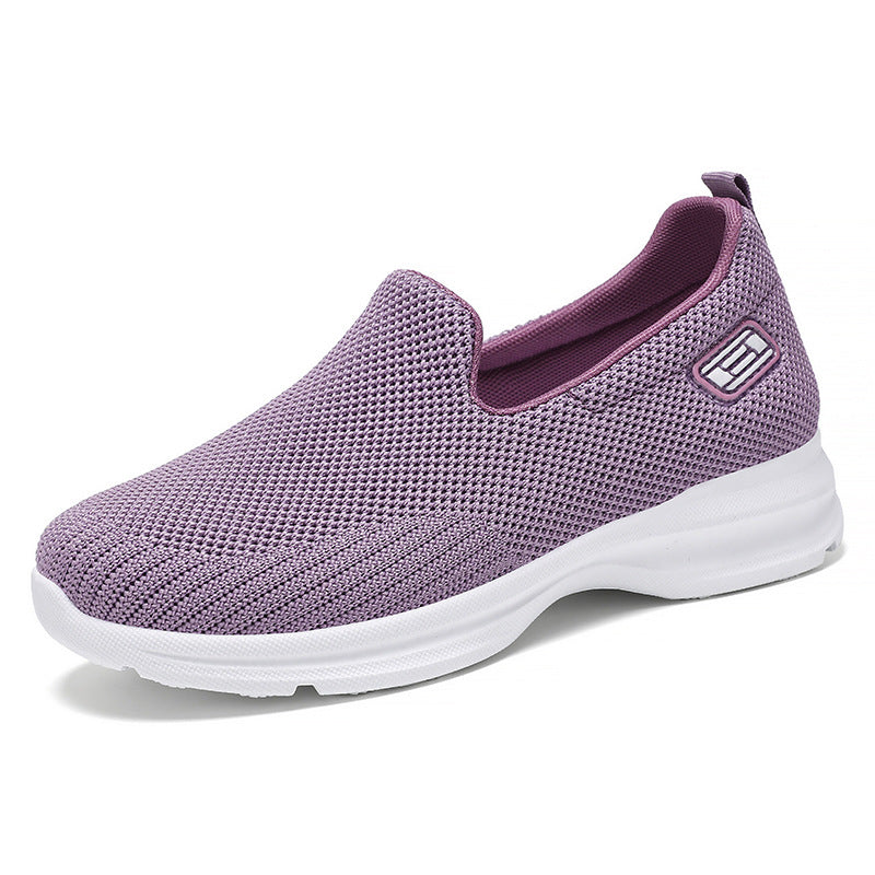 Damen Atmungsaktive Slip-On Laufschuhe mit weichem Innenfutter EB
