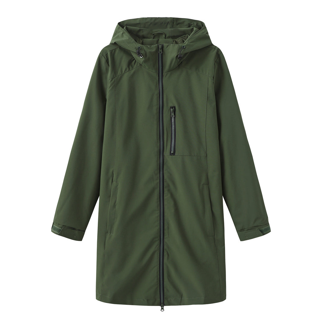 Damen Funktionsjacke mit verstellbarem Kapuzenkragen EB