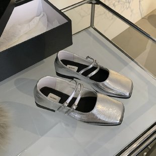 Damen elegante Mary Jane Ballerinas mit modischen Riemchen EB