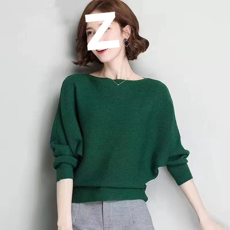 Damen Oversized Strickpullover mit raffiniertem Rippdesign und weitem Schnitt EB