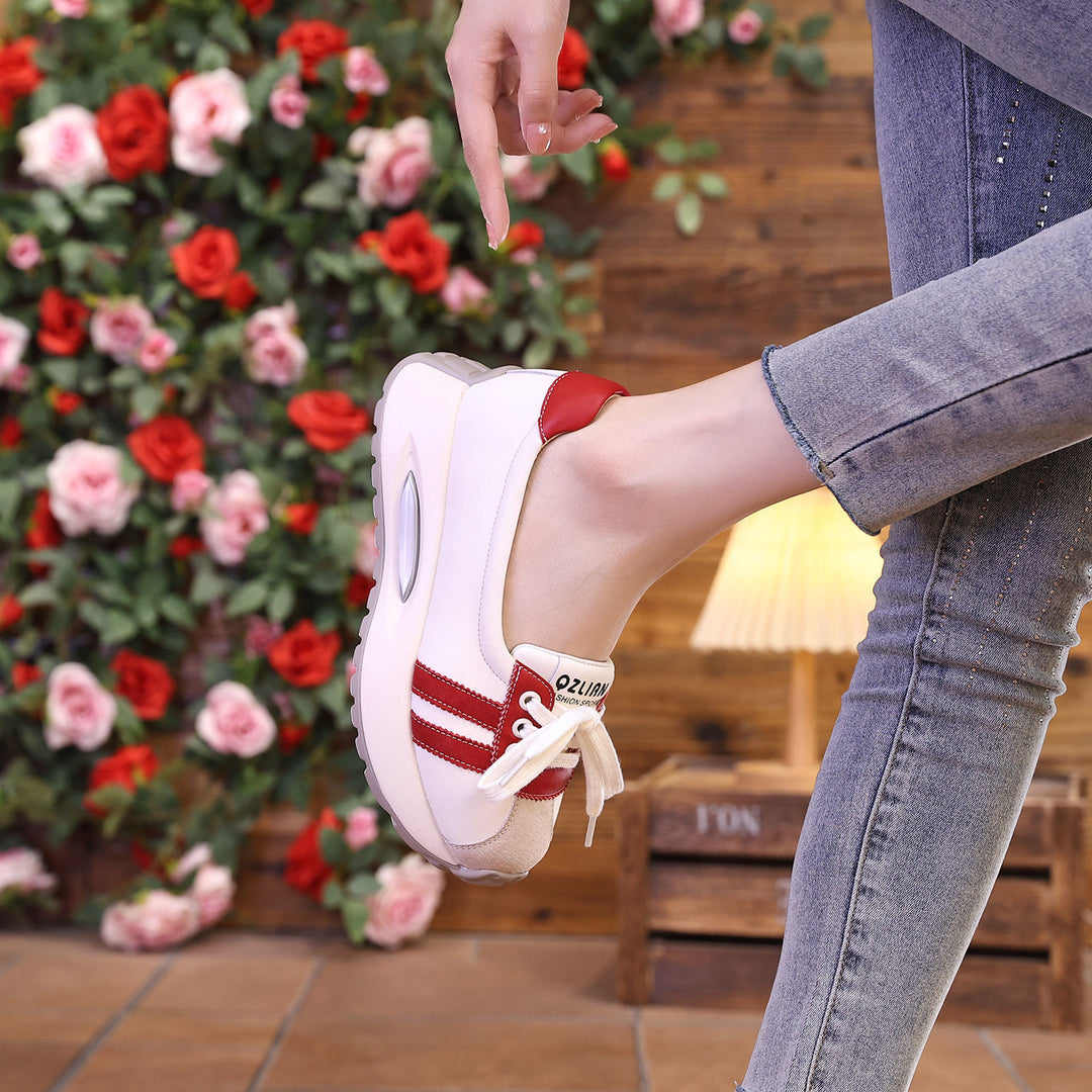 Damen Komfortable Sneakers im modischen Mix aus Textil EB