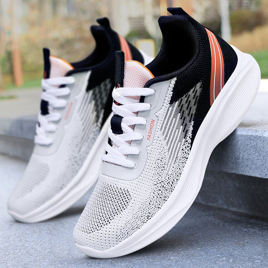 Herren nan moderner Performance-Running-Sneaker mit nahtlosem Strickobermaterial, sockenähnlichem Einstieg und reaktiver EVA-Dämpfung EB
