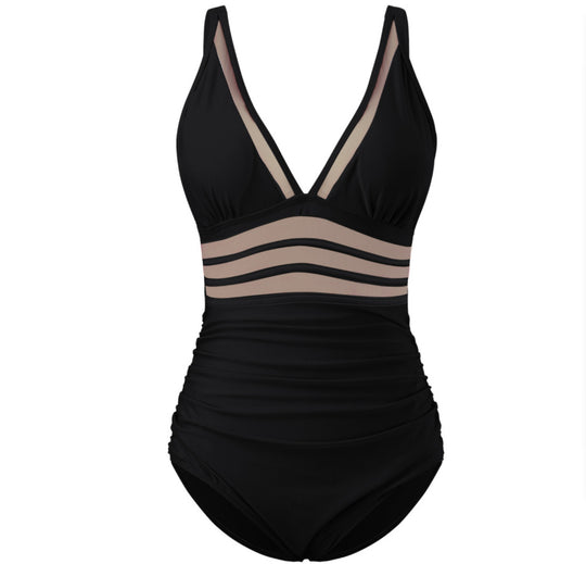 Damen eleganter Badeanzug mit verführerischen Cut-Out-Details EB