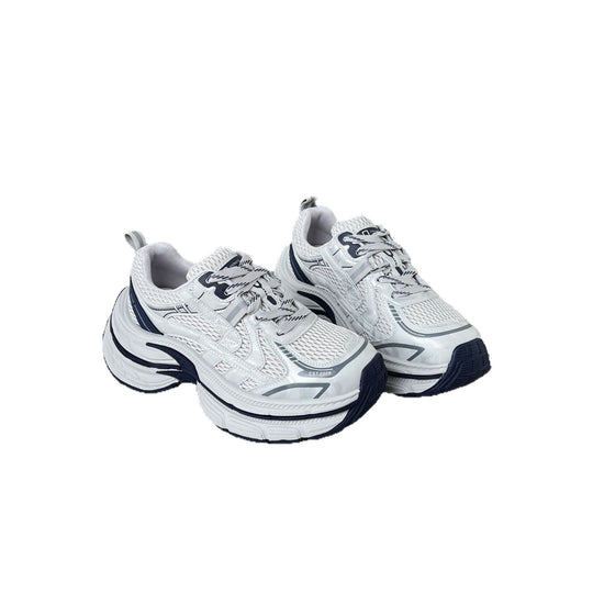 Damen trendige Sneakers mit ausgeglichener Dämpfung und atmungsaktiver Mesh-Oberfläche EB