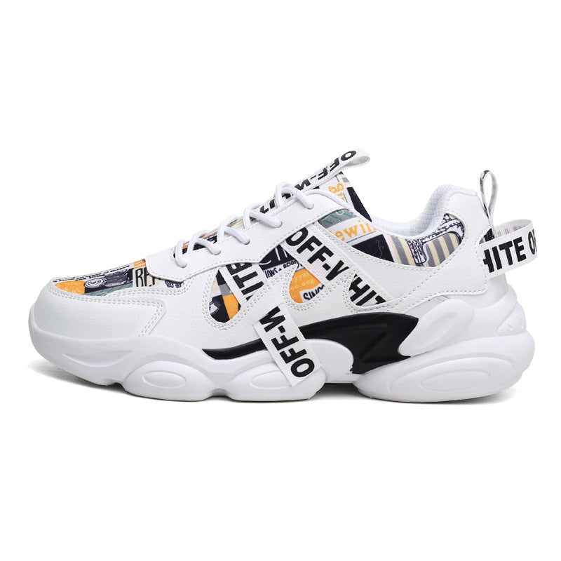 Damen Sportliche Chunky Sneakers mit einzigartigem Design und atmungsaktiver Oberflächenstruktur EB
