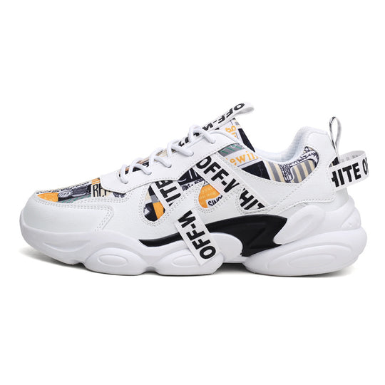 Damen Sportliche Chunky Sneakers mit einzigartigem Design und atmungsaktiver Oberflächenstruktur EB