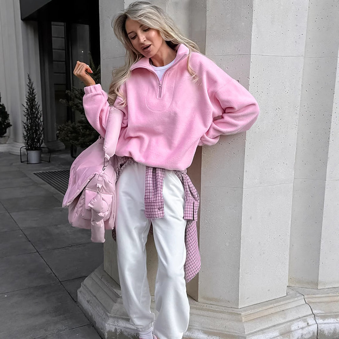 Damen Fleece Pullover EB