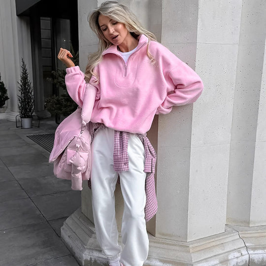 Damen Fleece Pullover EB