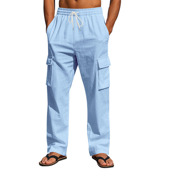 Herren Cargo-Hose mit verstellbarem Bund und praktischen Seitentaschen EB