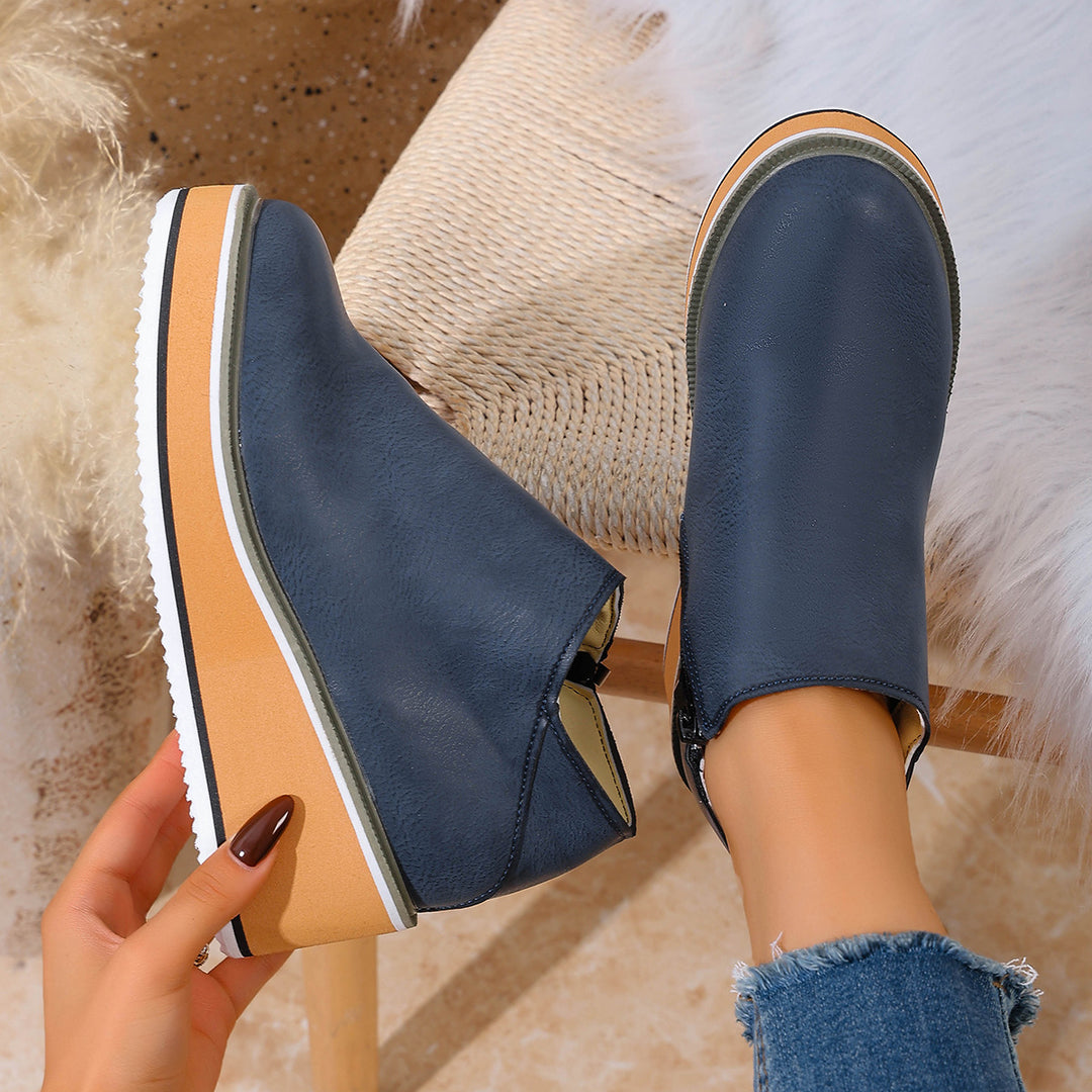 Damen Wedge-Sandaletten mit elegantem Absatz und rutschfester Sohle EB
