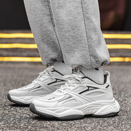 Damen Sportliche Sneakers mit atmungsaktiver Mesh-Oberfläche EB