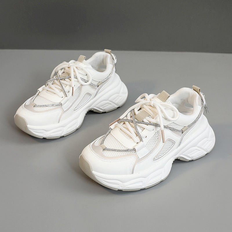 Damen Sportliche Sneakers mit modernem Design und dämpfender Sohle EB