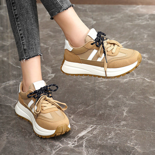 Damen modische Sneaker mit hohem Tragekomfort und atmungsaktiver Mesh-Konstruktion EB