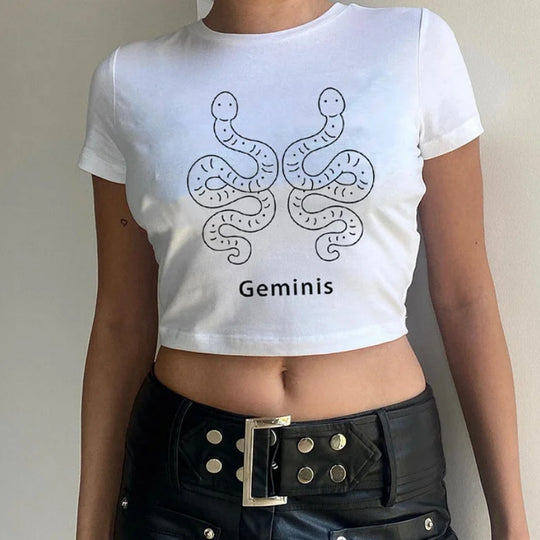 Damen T-Shirt mit kreativem Schlüsselherz-Motiv und modernem Print EB