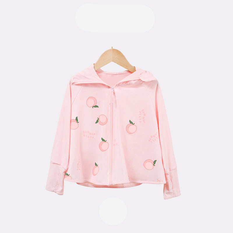 Kinder UV-Schutzjacke mit Kapuze und atmungsaktiven Eigenschaften EB