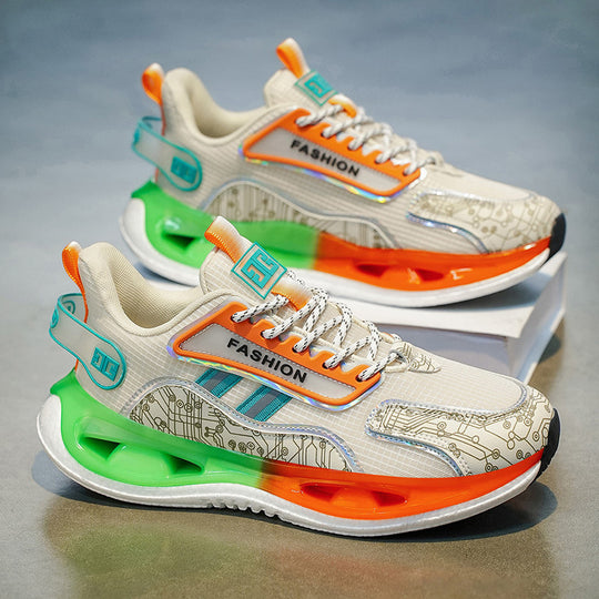Damen Sportliche Sneakers mit innovativem Dämpfungssystem und modischen Details EB