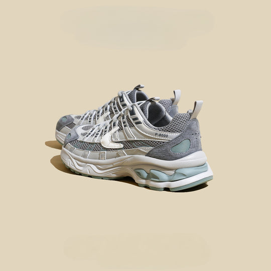 Damen Bequeme Sport-Sneaker mit atmungsaktiver Mesh-Oberfläche und dämpfender Sohle EB