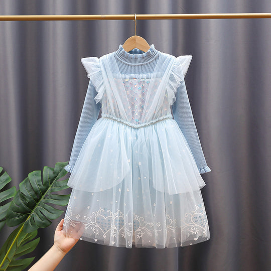 Mädchen Festliches Kleid im Prinzessinnen-Stil EB