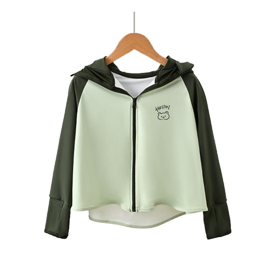 Damen Leichte Outdoor-Jacke mit Kapuze und schnell trocknendem Material EB