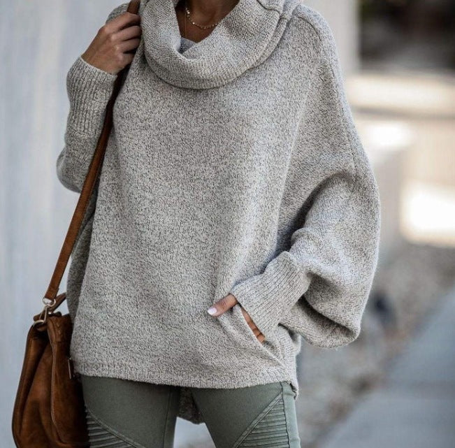 Damen Kapuzensweater aus kuscheligem Strick EB