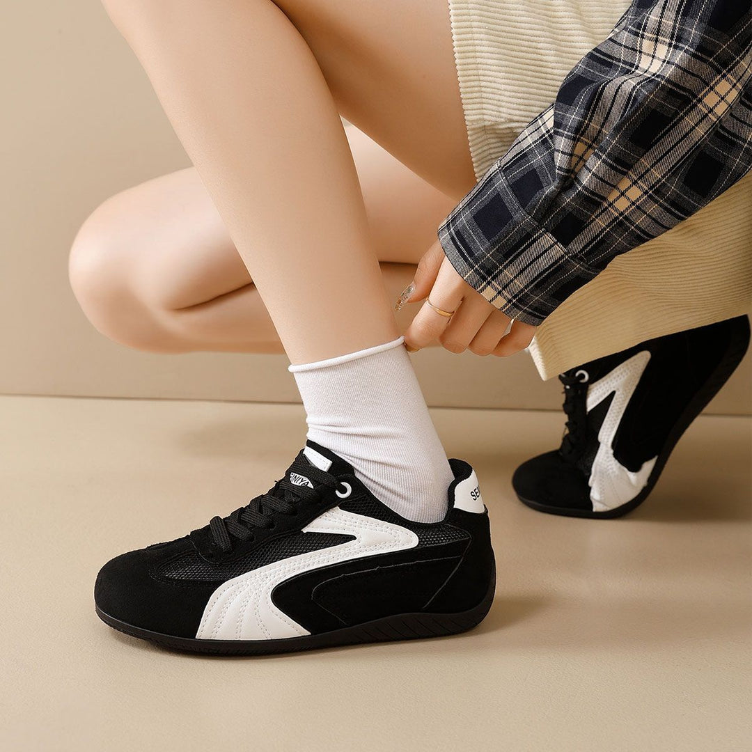 Damen Lauf-Sneaker mit atmungsaktiver Mesh-Oberfläche und griffiger Gummisohle EB