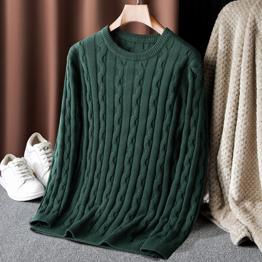 Damen Strickpullover mit strukturiertem Muster EB