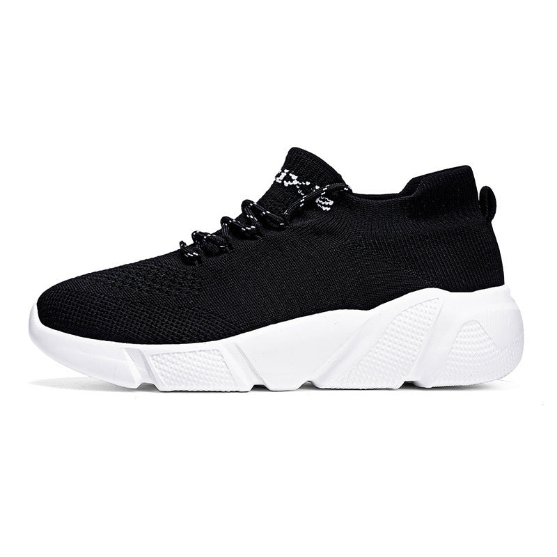 Damen Sportliche Slip-On Sneakers mit elastischem Schaft und dämpfender Sohle EB