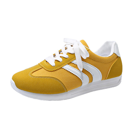 Damen Sportliche Freizeit-Sneaker mit atmungsaktiver Oberflächenstruktur und rutschfester Sohle EB