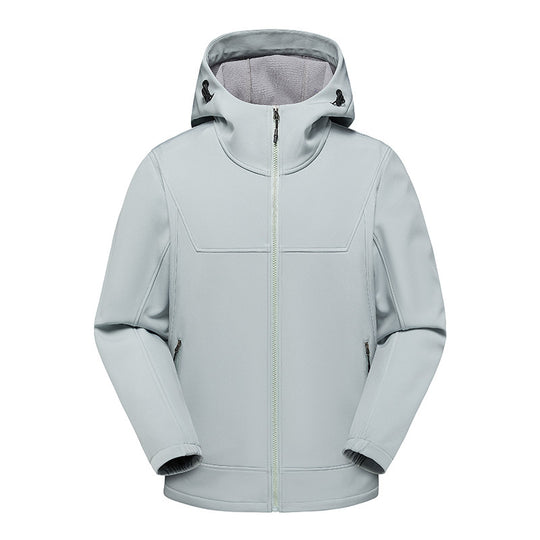 Herren technische Multifunktionsjacke mit verstellbarem Kapuzenkragen und wasserabweisendem Material EB
