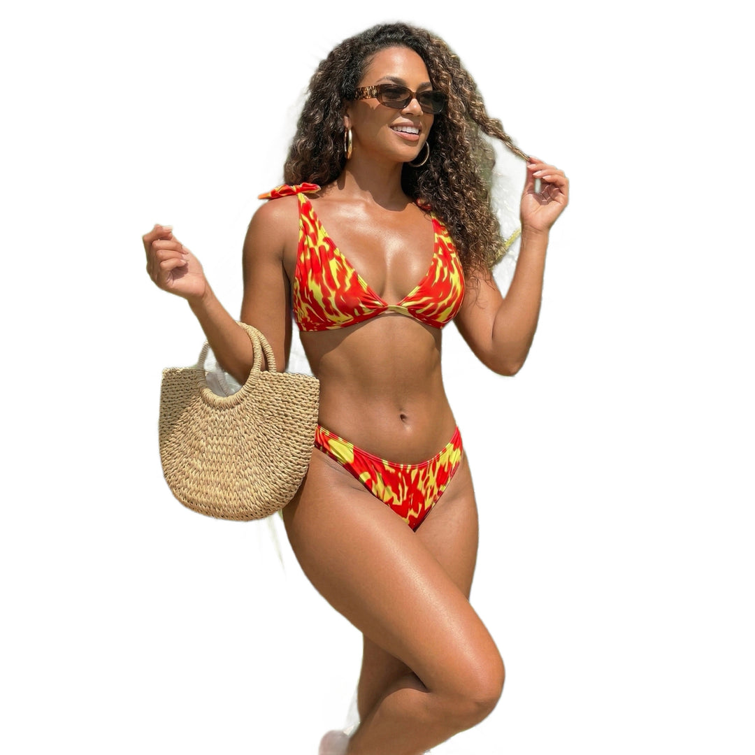 Damen Modischer Triangel-Bikini EB