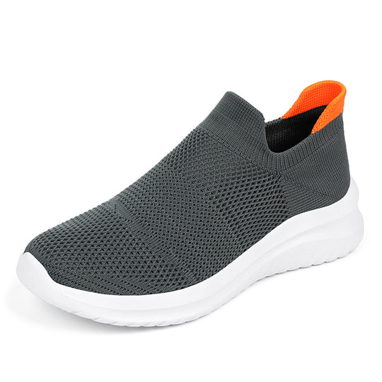 Damen Atmungsaktive Slip-On Sneakers mit stoßdämpfender Sohle EB