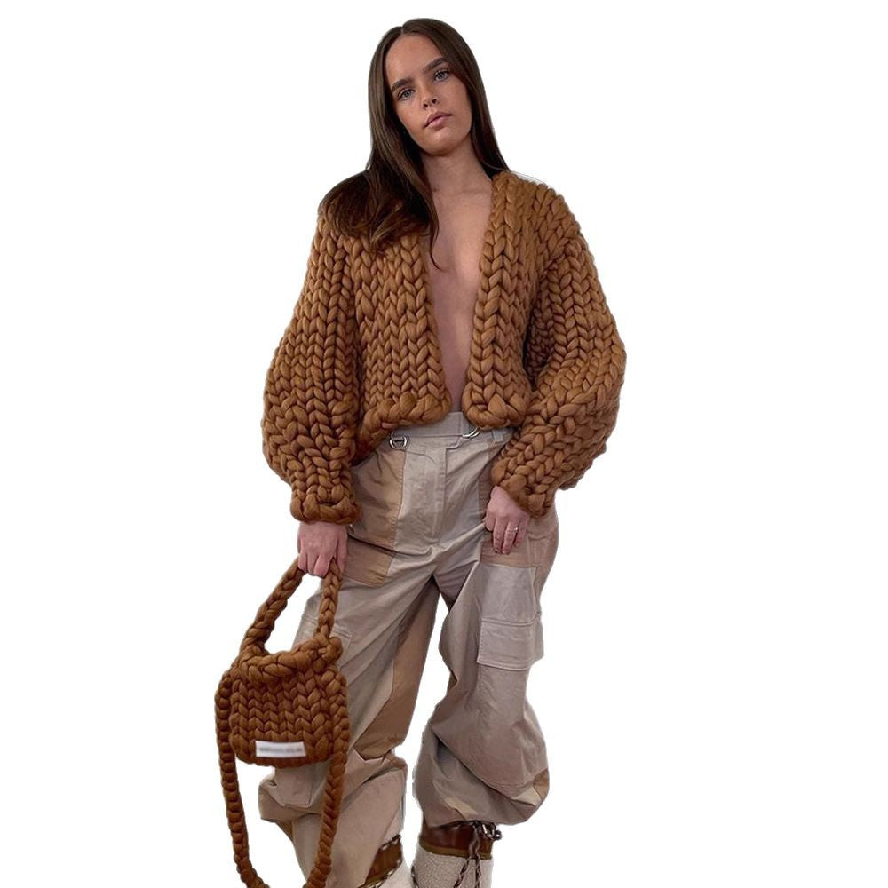 Damen Strickjacke aus kuscheligem Material EB