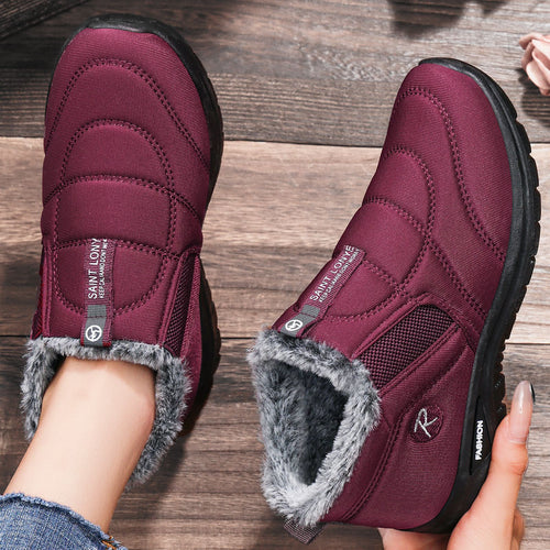 Damen Sneaker mit Warmfutter und elastischem Einschlupf EB