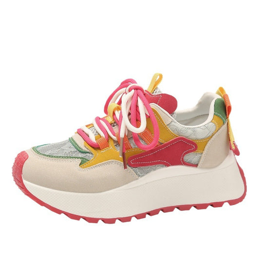 Damen Sportliche Sneaker mit atmungsaktiver Mesh-Oberfläche und innovativem Dämpfungssystem EB
