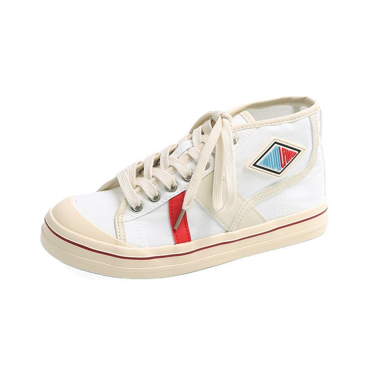 Damen Sportliche Sneaker mit Kontrastnähten und hochwertigem Material EB