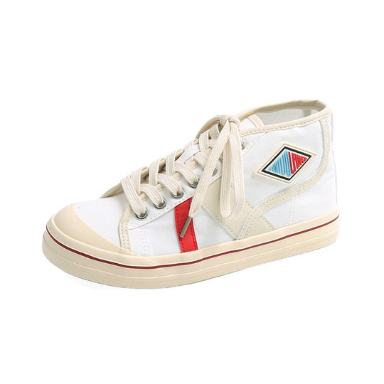 Damen Sportliche Sneaker mit Kontrastnähten und hochwertigem Material EB