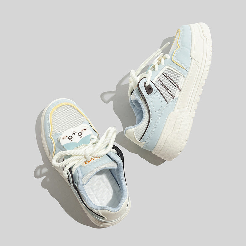 Damen Verspielte Sneakers mit tierischen Applikationen und bequemer Dämpfung EB