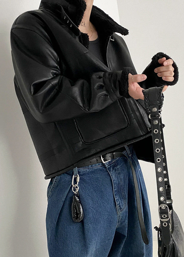EB | Kunstleder Fliegerjacke