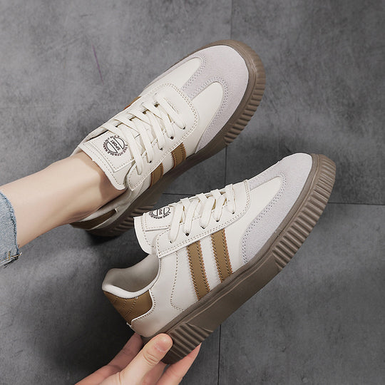 Damen Alltags-Sneakers mit rutschfester Gummisohle und atmungsaktivem Obermaterial EB