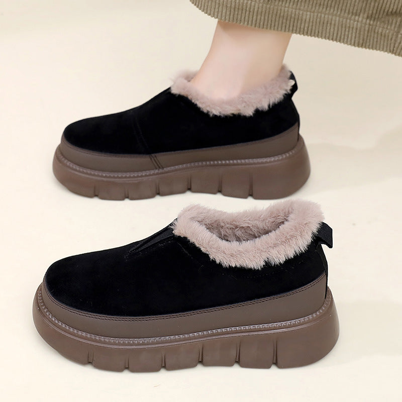 Damen Winter-Slipper mit Kuschel-Innenfutter und rutschfester Sohle EB