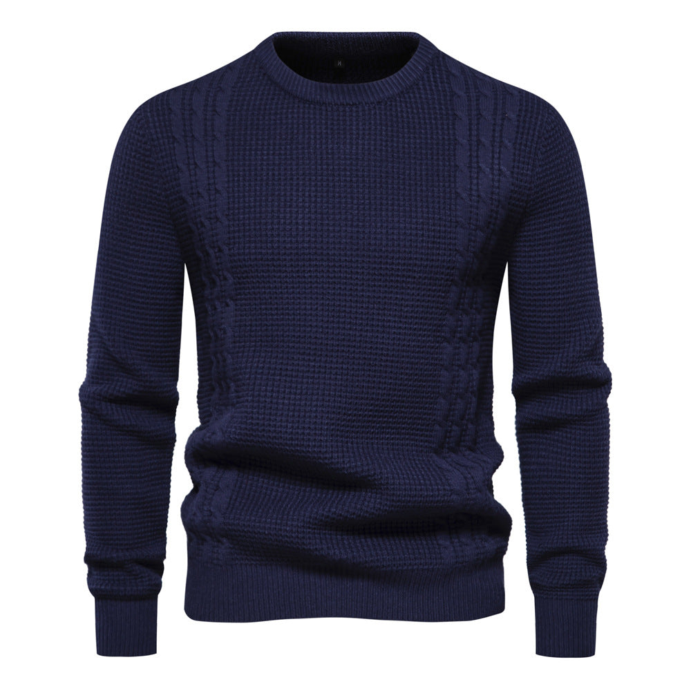 Herren Strickpullover mit modernem Strukturdesign EB
