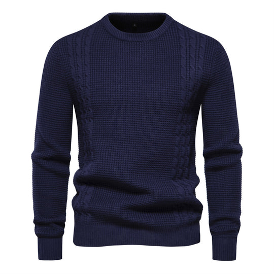 Herren Strickpullover mit modernem Strukturdesign EB